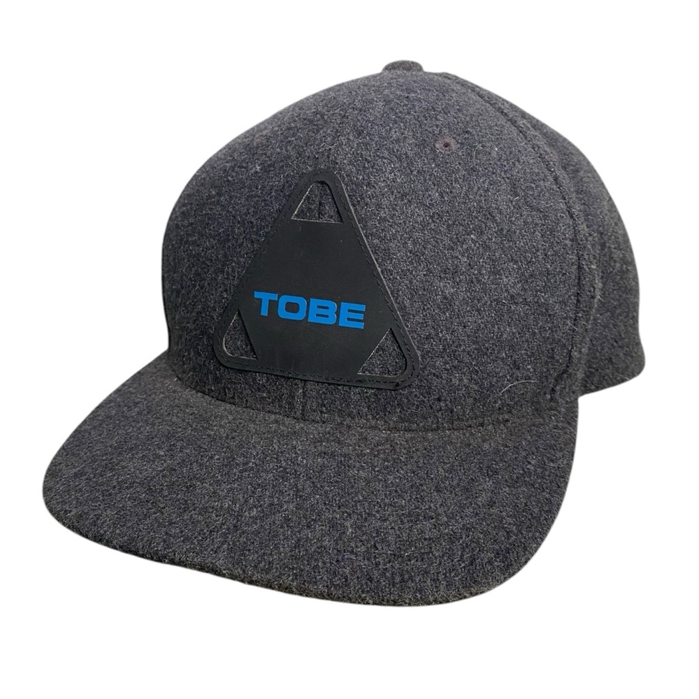 Tobe Wool Flannel Snapback Hat Gray Adjustable Logo Snowmobile Backcountry Sleds